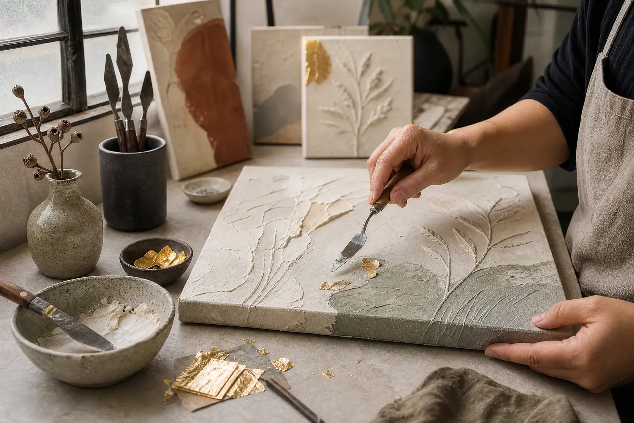 cream glue art workshop hk、decor cream art workshop hk｜Canvas Art Academy